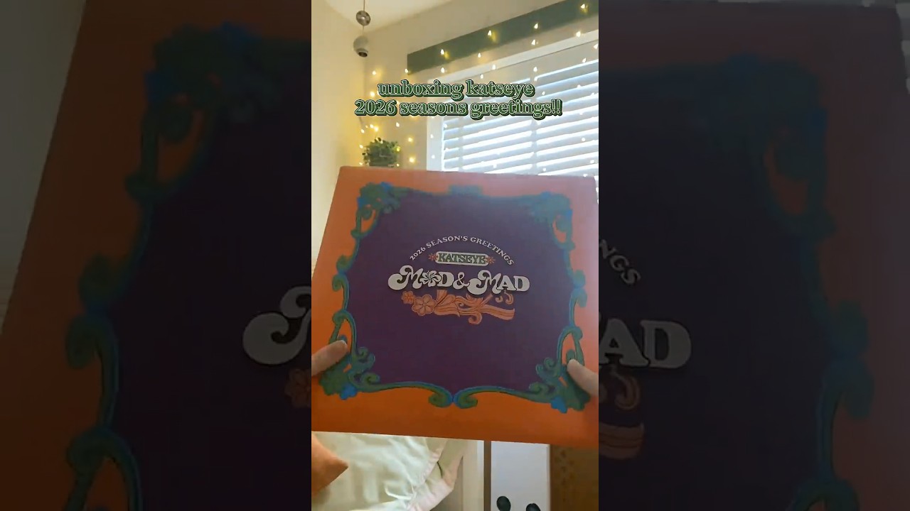 Unboxing Katseye 2026 seasons greetings 