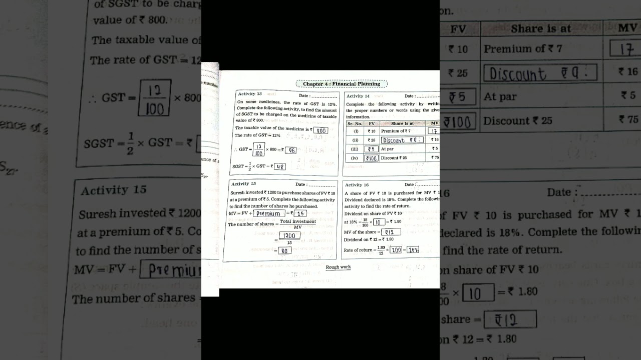 Vikas Mathematics Practical Book Standard X Answers - YouTube