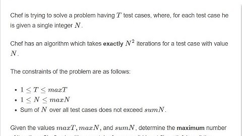 Slow Solution-CodeChef-Code Solution