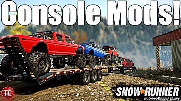 SnowRunner: NEW CONSOLE MODS! (MONSTER TRUCK & TRAIL BRAWLER) PUSHING THE RAM LIMITS!!
