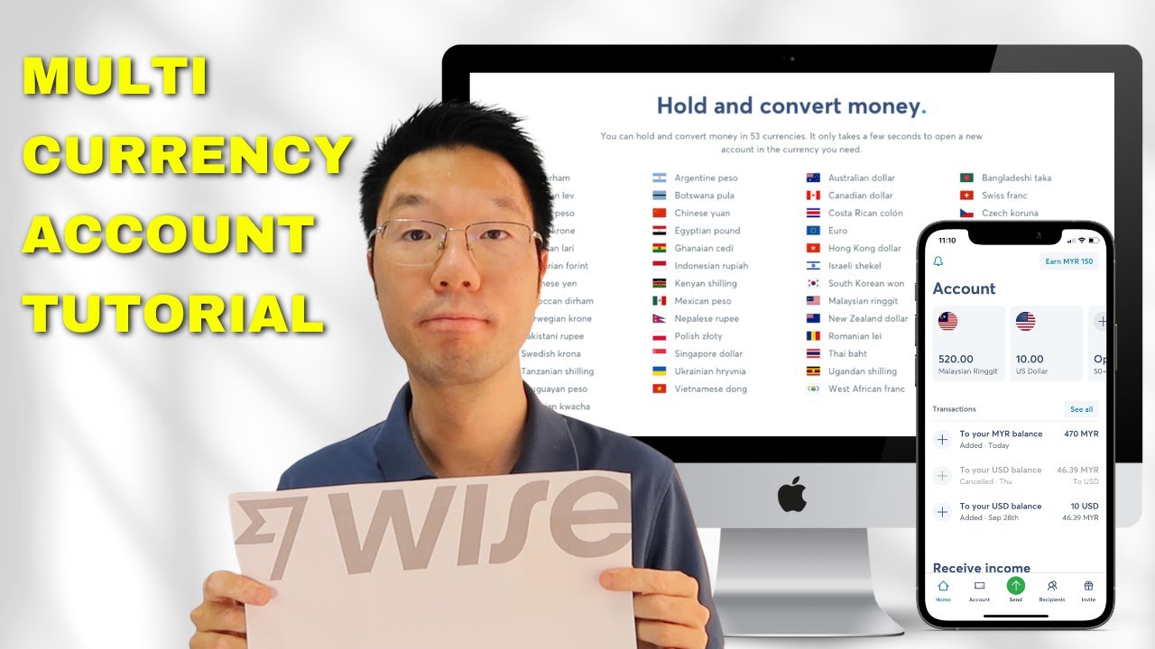 Wise Account How to Add Money and Convert Currency (Tutorial) YouTube