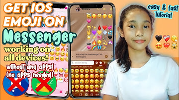 HOW TO GET iOS EMOJI ON YOUR MESSENGER APP WITHOUT ANY APPS NEEDED! |LOVELY UMALI