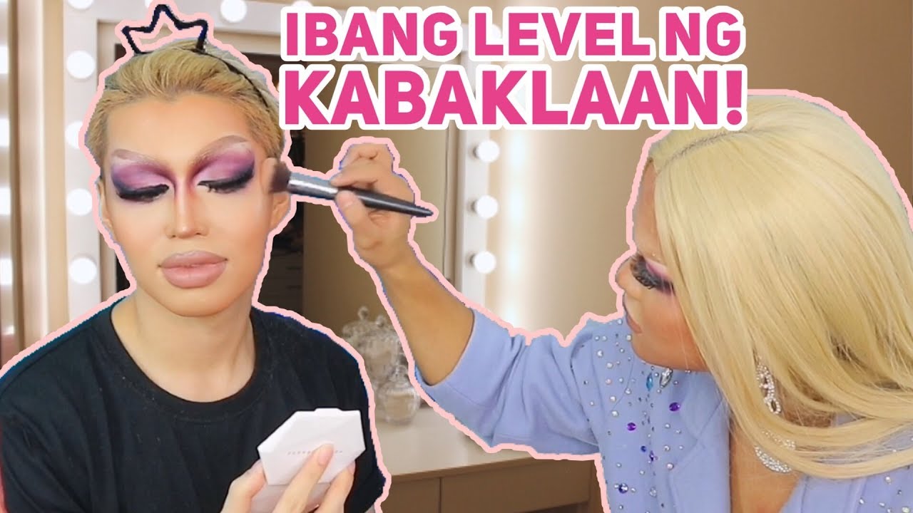 NAGPA-MAKEUP AKO SA PROFESSIONAL DRAG QUEEN! INTENSE SESWA!