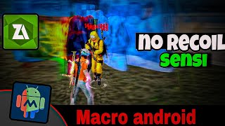No Recoil Sensi 🩸📂| Better then panel, Free Fire Headshot no recoil panel tutorial 🎯⚙️#macrodroid screenshot 4