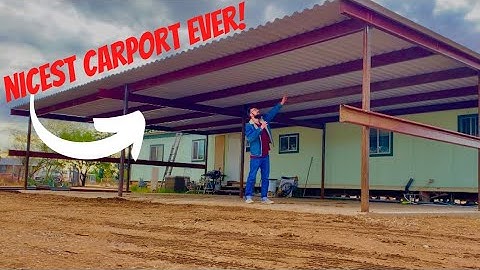 Welding 1,200sq feet of steel together for my dream workshop!