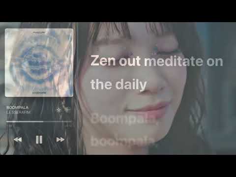LE SSERAFIM - BOOMPALA lyrics [With Music Video and Apple Music album + lyrics]
