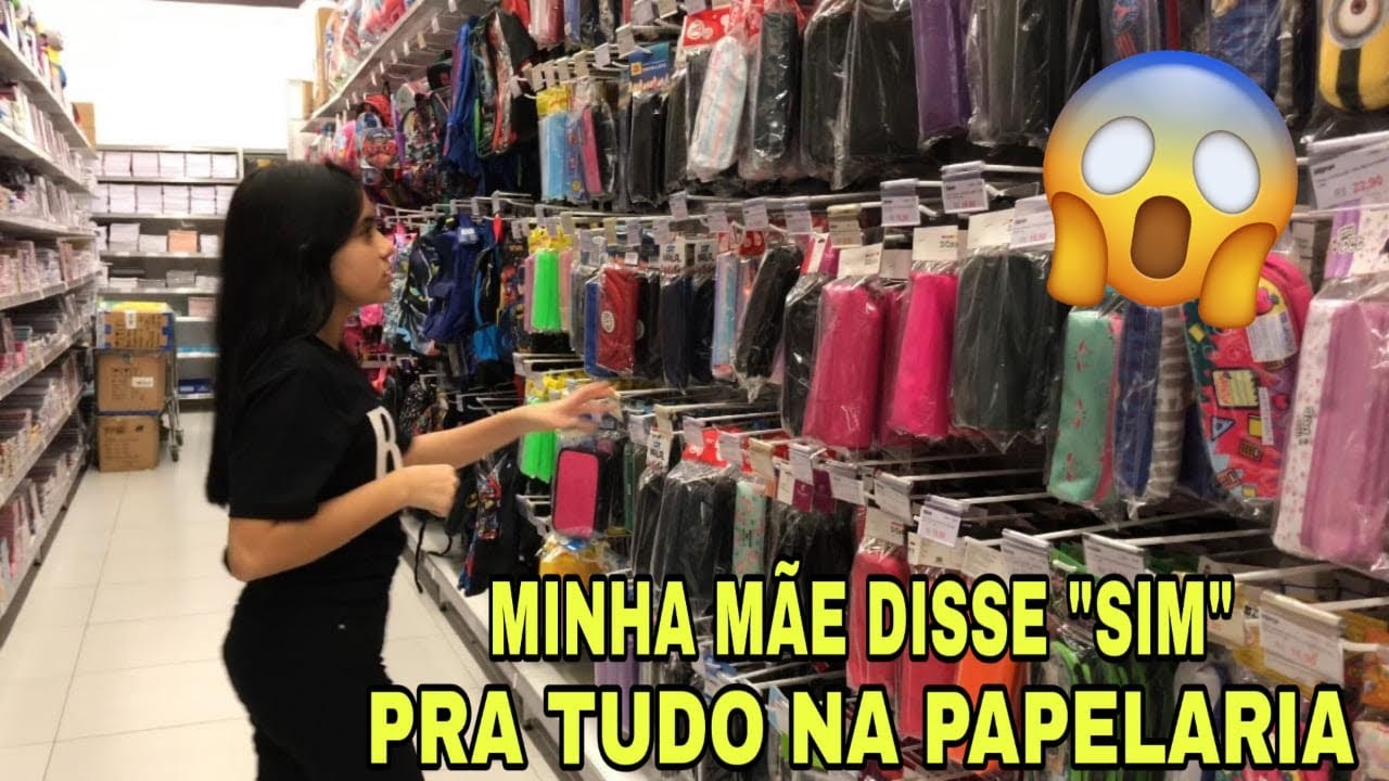 MINHA MÃE DISSE SIM PRA TUDO NA PAPELARIA! Bela Almada