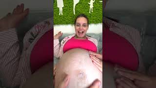 🤰 Belly casting kit pregnant ⏰ 24 de ORE 🤰 MAMA în GHIPS pe BURTICĂ  SARCINĂ la 40 weeks 🖌️