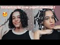 Texturização com papel alumínio na transição! *cachos perfeitos*😍 | Marjory Carrilho