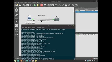 Basic router security GNS3