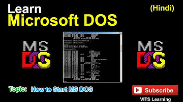 1 MS DOS   How to Start MS DOS