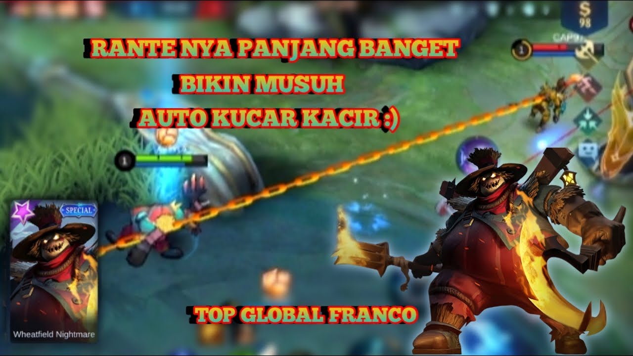 HOOK FRANCO BIKIN LAWAN AUTO KUCARI KACIR  || TOP GLOBAL FRANCO || MOBILE LEGENDS