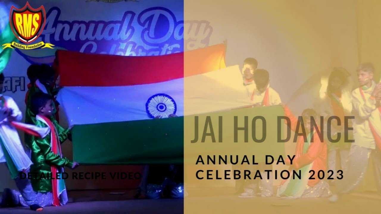 Jai Ho song dance performance || Annual Day Celebration 2023 || Rafi ...