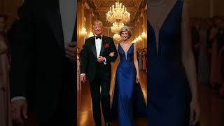 A Graceful Walk Donald Trump And Princess Diana In A Se Moment