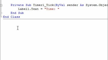 #1 Visual Basic Tutorial ~ Time and Date