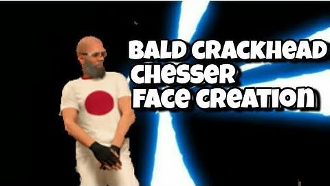 Nba2k19 Bald crackhead face creation tutorial