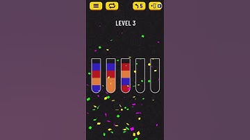 Water Sort Puzzle | LVL 3 | Gameplay walkthrough (Android & IOS) HD #shorts
