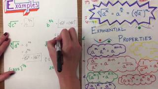 Nth Roots and Rational Exponents Intro Examples