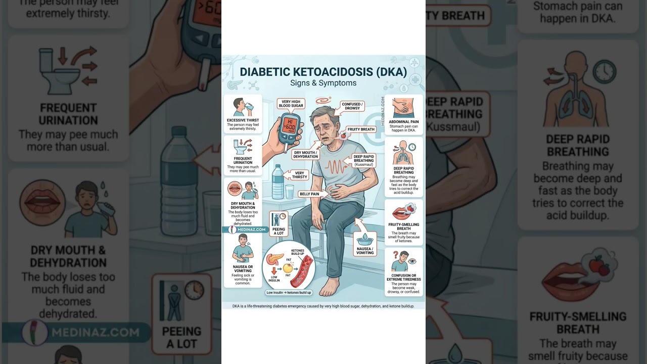 Diabetic Ketoacidosis #nurse #nursingstudent #nursing #viral #shorts #important #medicalstudent