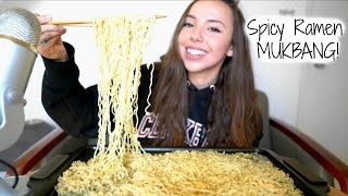 SPICY RAMEN NOODLE MUKBANG 라면 먹방 | Eating Show