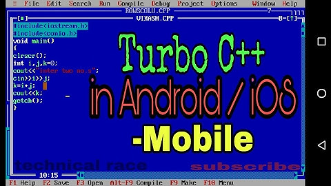Turbo C++  programming on your Android phone by following easy steps (dosbox)