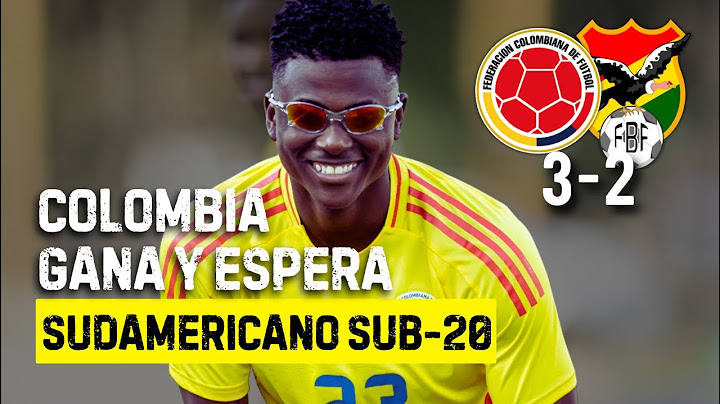COLOMBIA 3-2 BOLIVIA | Resumen del partido | Grupo B | Sub 20 Venezuela