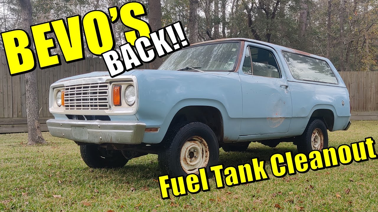 Ramcharger Fuel Tank Drop and Clean! BEVO IS BACK!