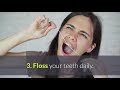 seven steps for keeping teeth healthy for a lifetime
