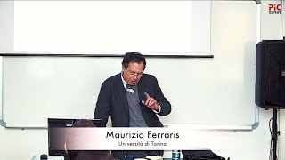M. Ferraris, Opening Lesson @ PIC Torino 2016/17