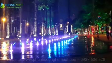 Nhạc nước Công viên Văn Lang Sài Gòn - Thi công nhạc nước Việt Nam