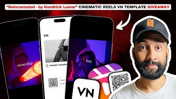 Cinematic Edit Like "ft.jiinn" in a Click | VN QR Code!