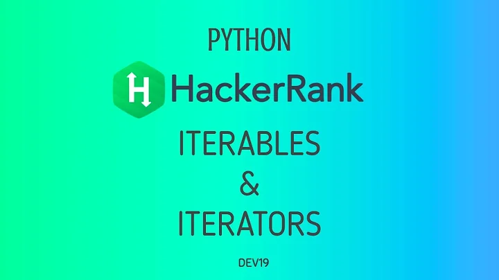 #30 : Iterables & Iterators  | Hackerrank Python Solutions