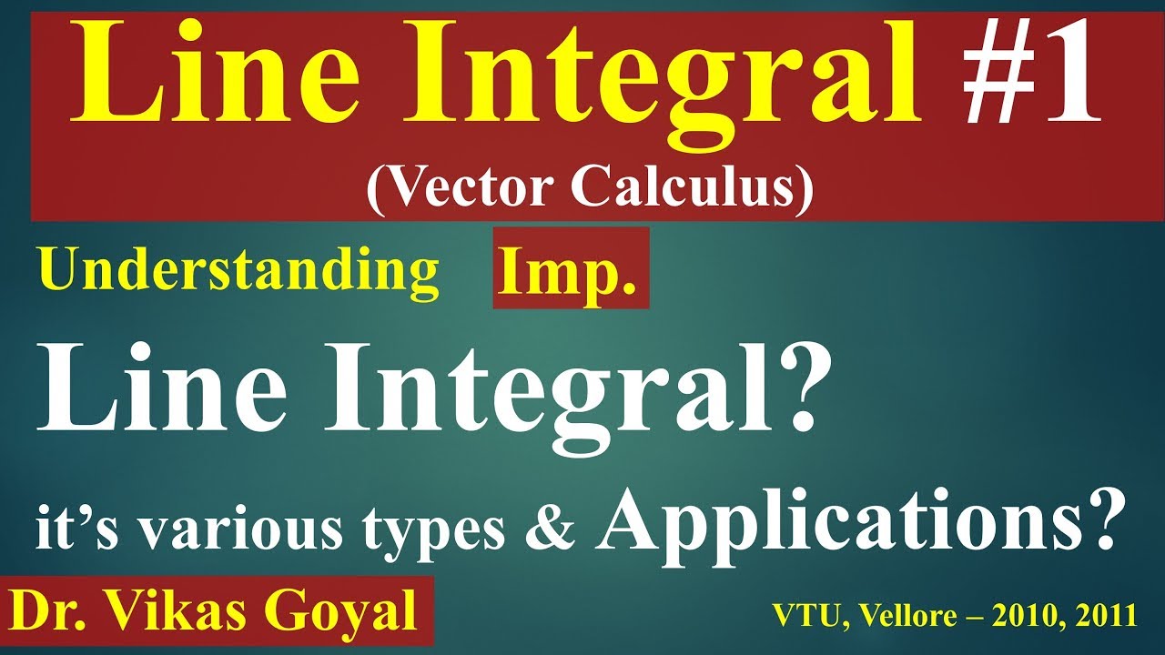 Line Integral 1 In Hindi Imp Vector Calculus Engineering Line integral 1 in hindi imp vector calculus engineering