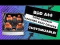 B@d A$$ Bronco Leather Seat Covers (w/ customization capabilities)