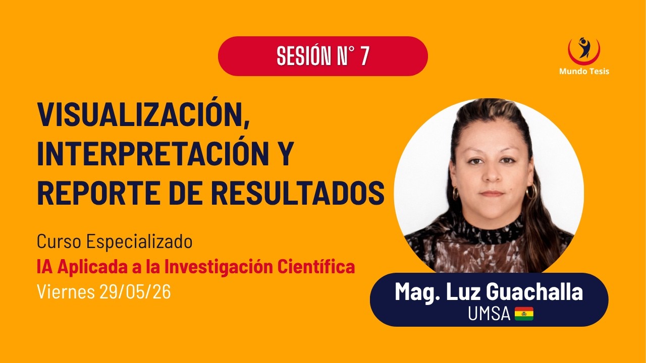 Sesión 7. Visualización, interpretación y reporte de re… — Transcript