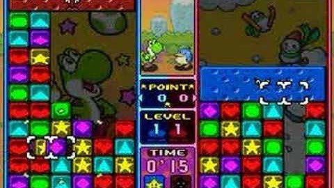Tetris Attack Battle v Computer LV 7 -35-