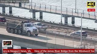 🔴 LIVE James River Bridge | Windward Towers, Newport News, VA