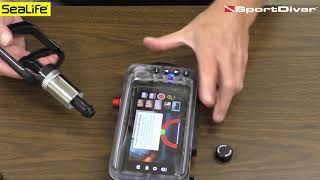 SportDiver Underwater Smartphone Housing Unboxing \& Setup