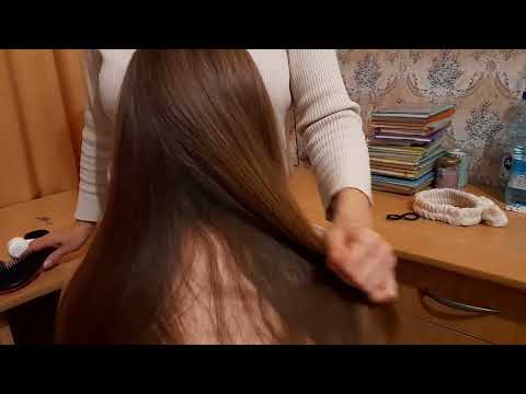 ASMR * Brushing & Neck Massage * No Talking  * Coffeegirl