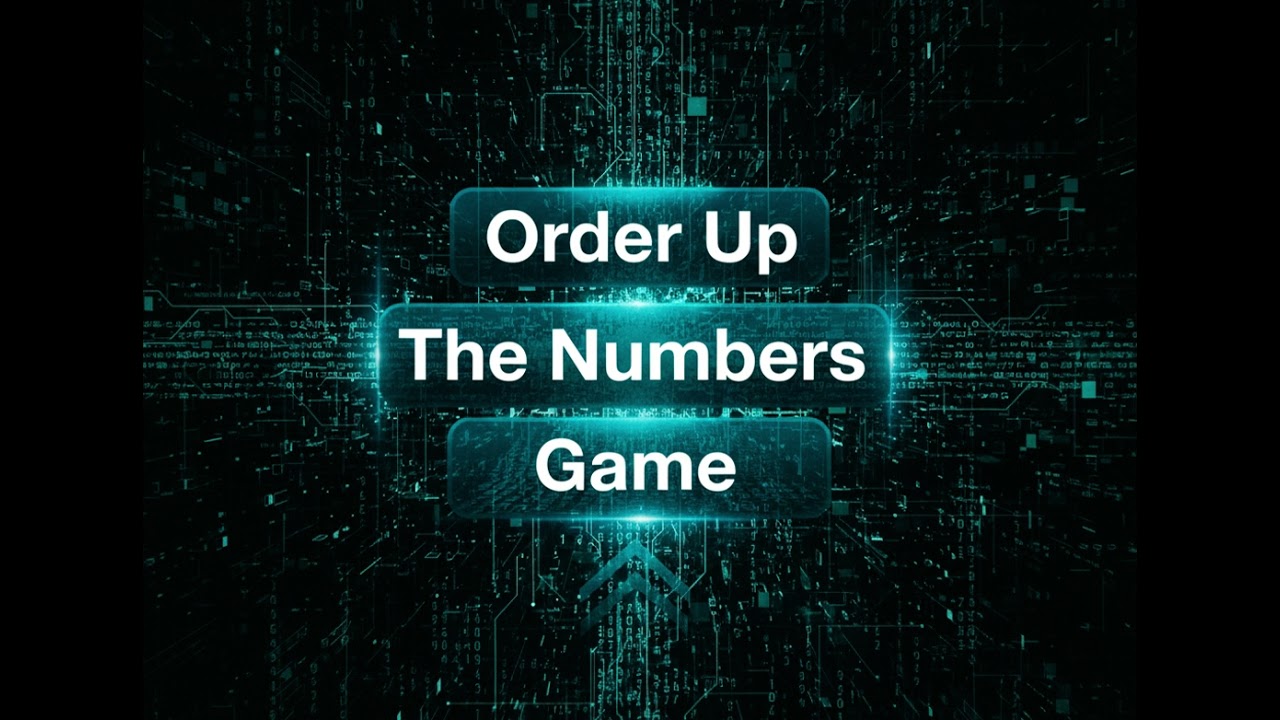 Order Up: The Numbers Game - 24