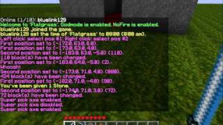 Minecraft Bukkit World edit basic's tutorial!