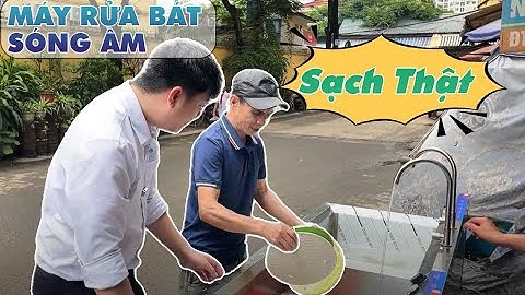 Dùng Máy Rửa Bát SIÊU ÂM ngay tại Quán Bánh Cuốn | Máy rửa bát SÓNG ÂM đánh bay 100% vết dầu mỡ