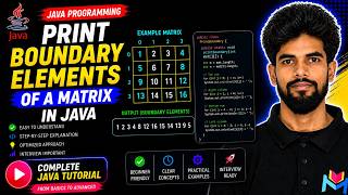 Boundary Elements of a Matrix In Java Explained Step-by-Step | Master Arrays in Java