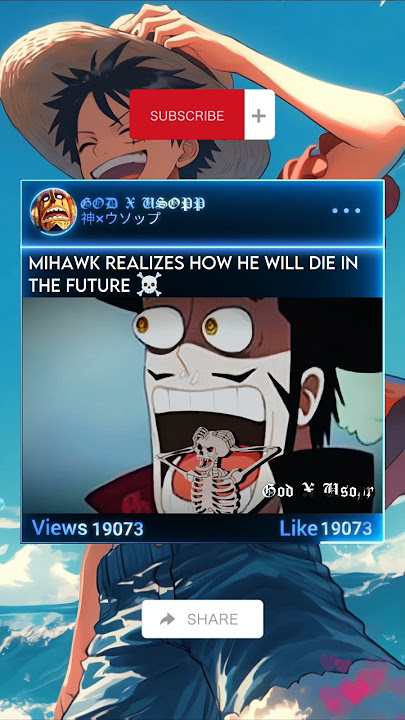 Mihawk realizes he's next ☠️ #mihawk #onepiece #shorts