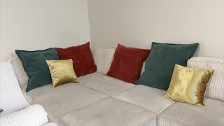 Review of Mecatny Christmas Corduroy Throw Pillow Covers (Set of 2, 16x16, Green)