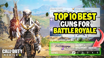 Top 10 Best Guns in Battle Royale in Cod Mobile Season 5 #codm