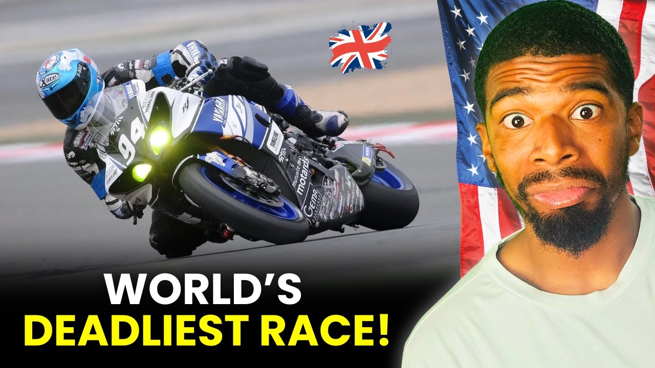 Остров Мэн: самая смертоносная мотогонка в мире | American Reacts