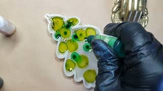 Resin Petri Dish Effect | Alcohol inks | Testing Teexpert Resin If It Works with this Technique ?