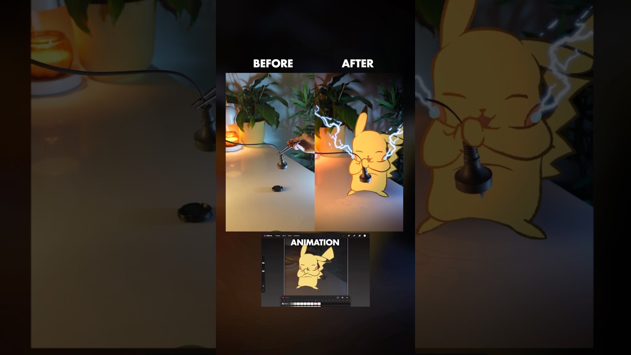 Animating Pokémon into the kitchen 🔥 #pokemon #edit #animation #food #nintendo