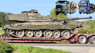 Challenger 2 tanks deploy to Europe for NATO exercise!